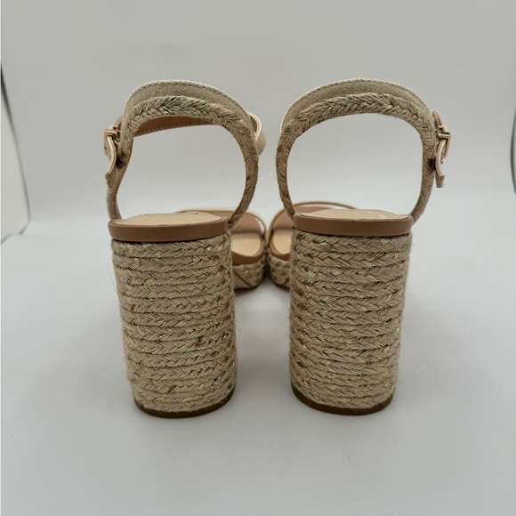 Jessica Simpson Block Heels Size 10 with Adjustable Ankle Strap - Picture 4 of 6